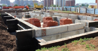 Фундаменты промышленных зданий в Холмске цена от 24932 руб. - заказать строительство фундамента промздания под стальные колонны